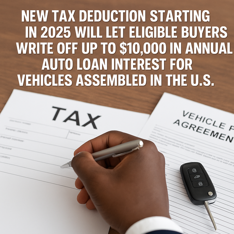Auto Interest Tax Credit Image