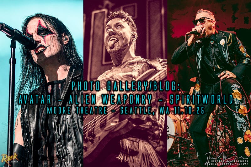 Avatar - Alien Weaponry - SpiritWorld - Moore Theatre - Seattle 11.10.25