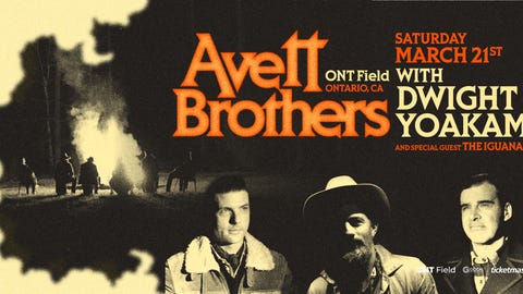 Avett Brothers with Dwight Yoakam
