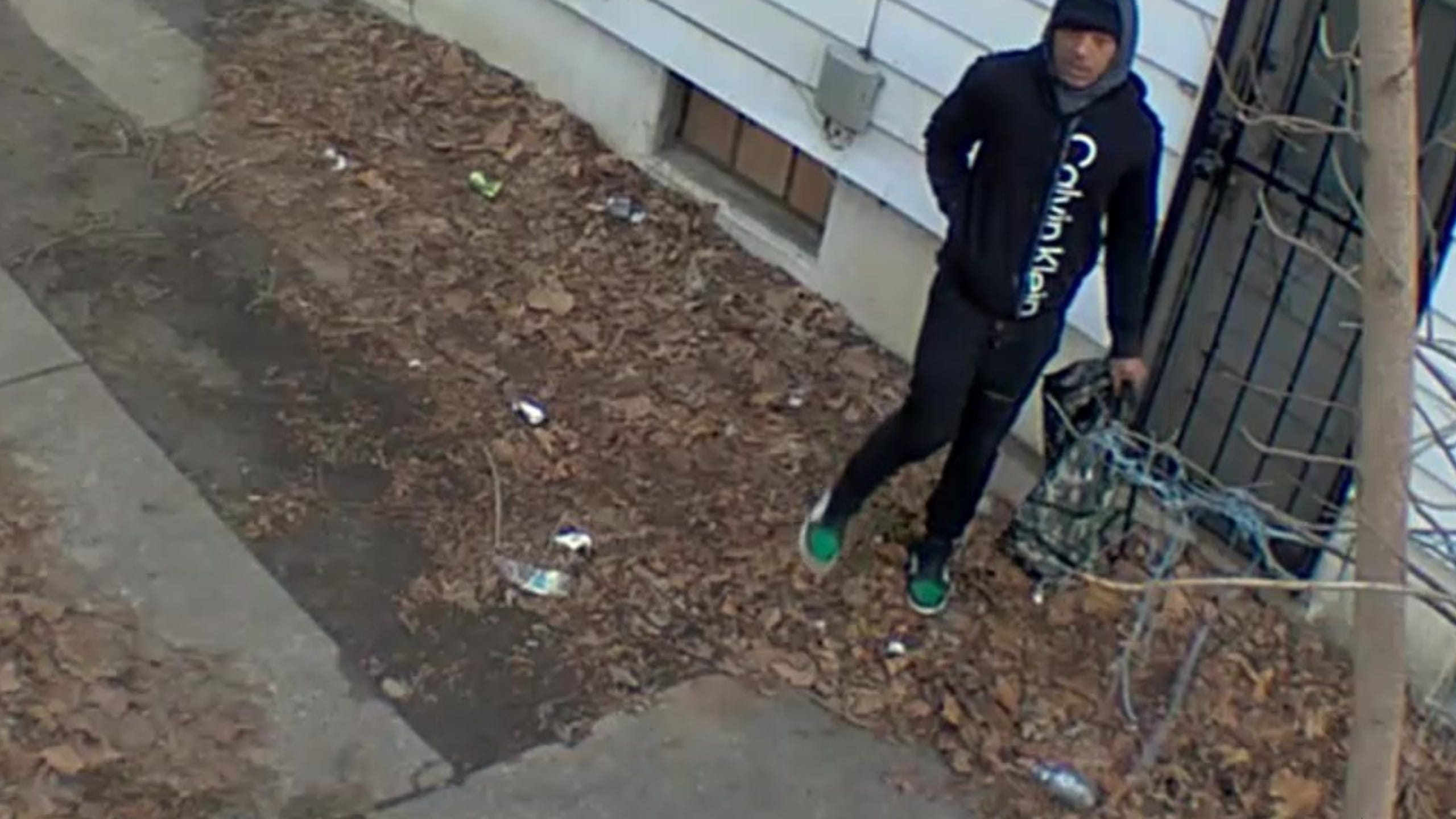 Arson suspect sought by Detroit police after dumping liquid around house and lighting it on fire [VIDEO]