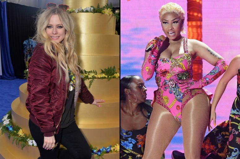 Avril Lavigne and Nicki Minaj Flip to Boss Mode for "Dumb Blonde" Collaboration