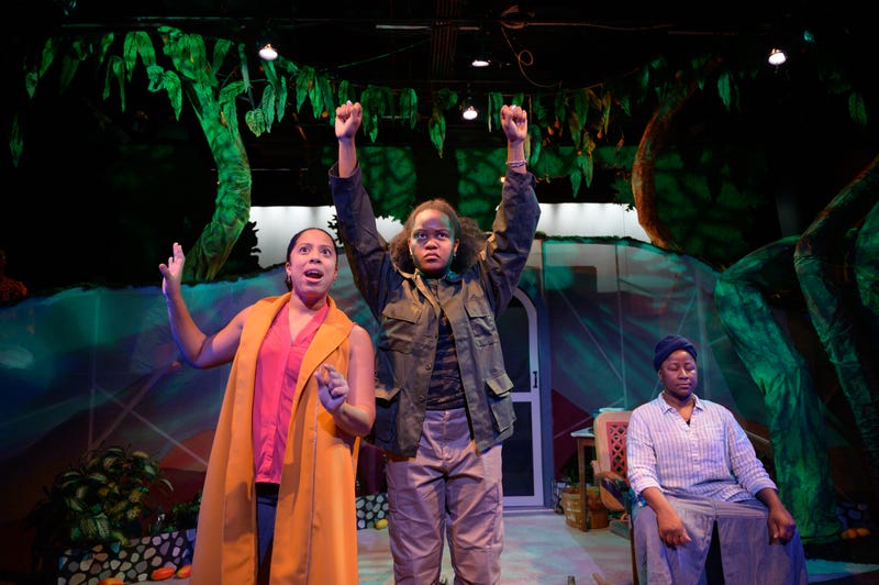 Tayshe Marie Canales (Guiomar), Cianna Castro (Camilla Marie) and Keila Cordova (MariaConsuelo).