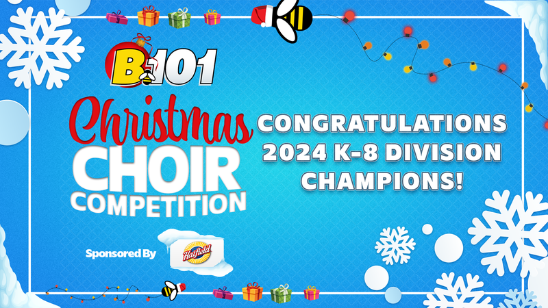 Congratulations, B101's 2024 K-8 Christmas Choir Competition Champions!