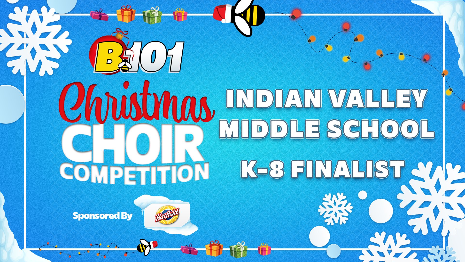 Indian Valley Middle School Advances to K-8 Finals of B101's 2024 Christmas Choir Competition