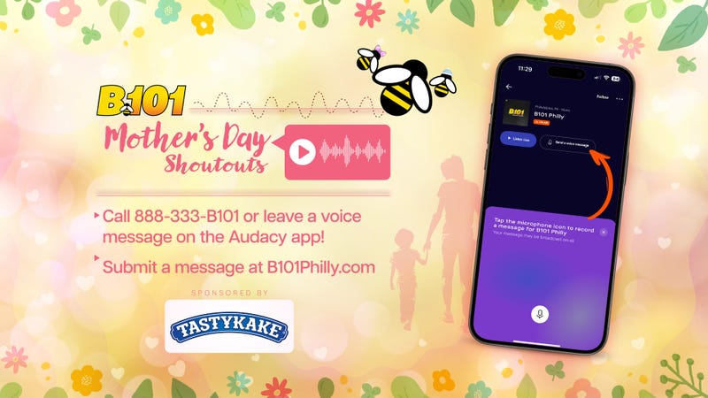 Celebrate Mother's Day with B101! Leave A Message For Your Mom With Us