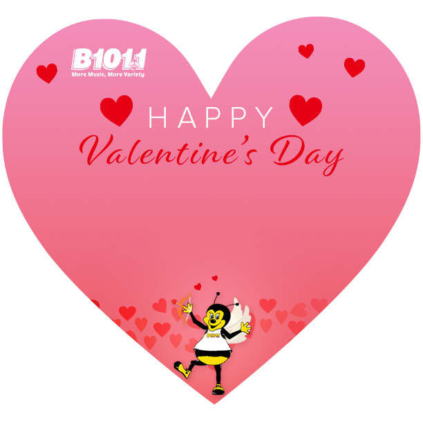 B101 Bee My Valentine Valentine's Day Card