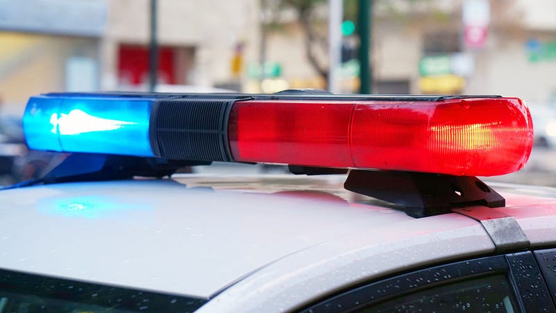 Police on scene during daytime