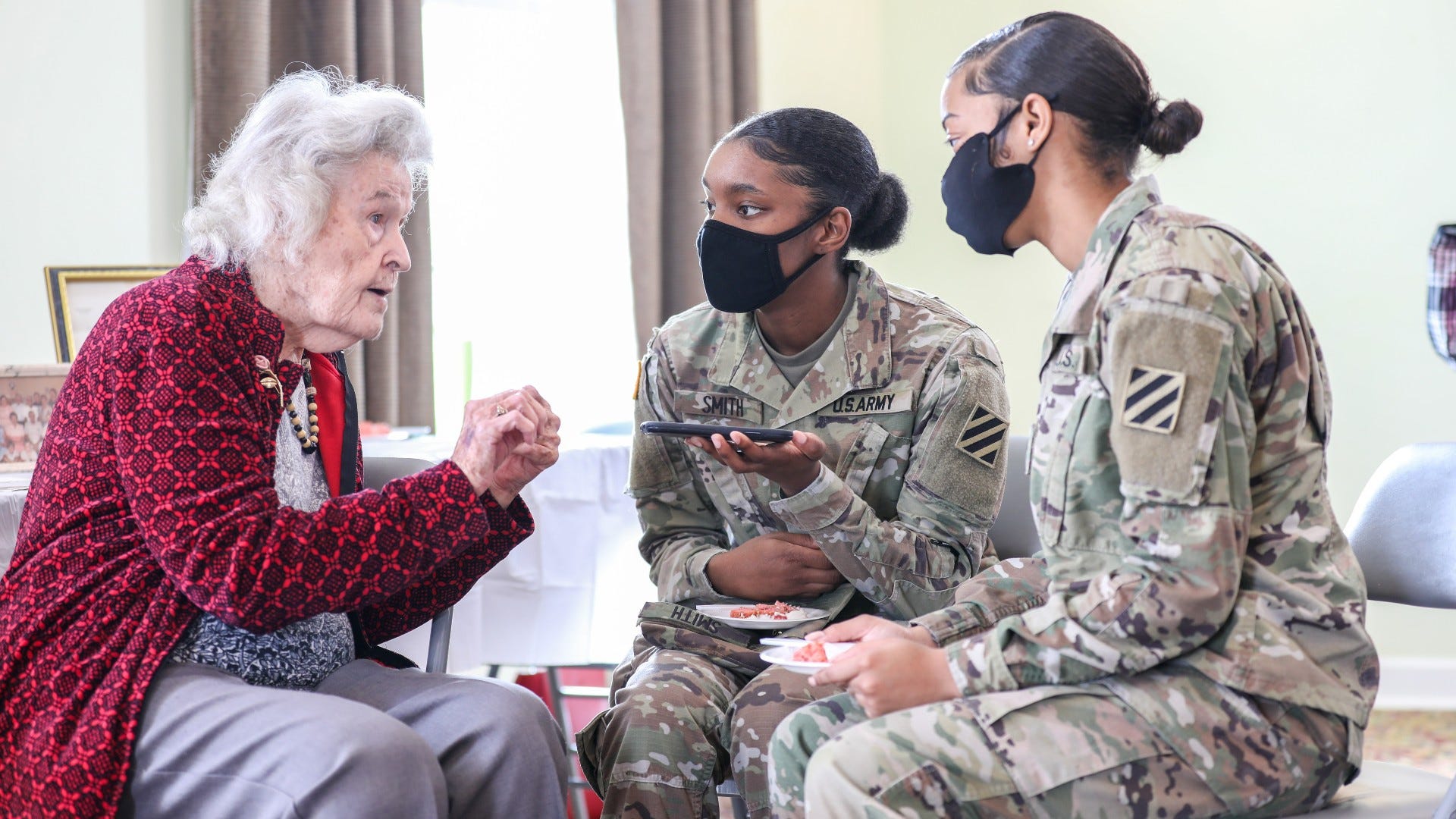 Celebrating a Women's Army Auxiliary Corps veteran's 101st birthday