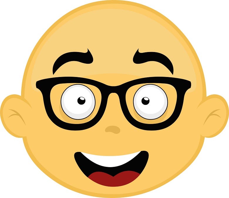 Bald man cartoon