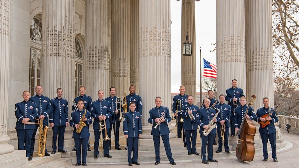 Air Force Band returns to Culpeper National Cemetery to shoot Memorial Day video