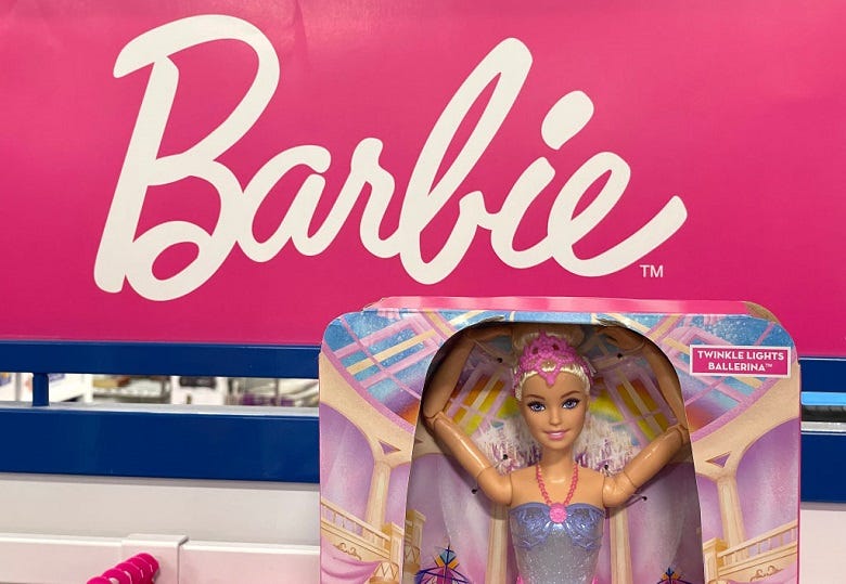 Barbie in box