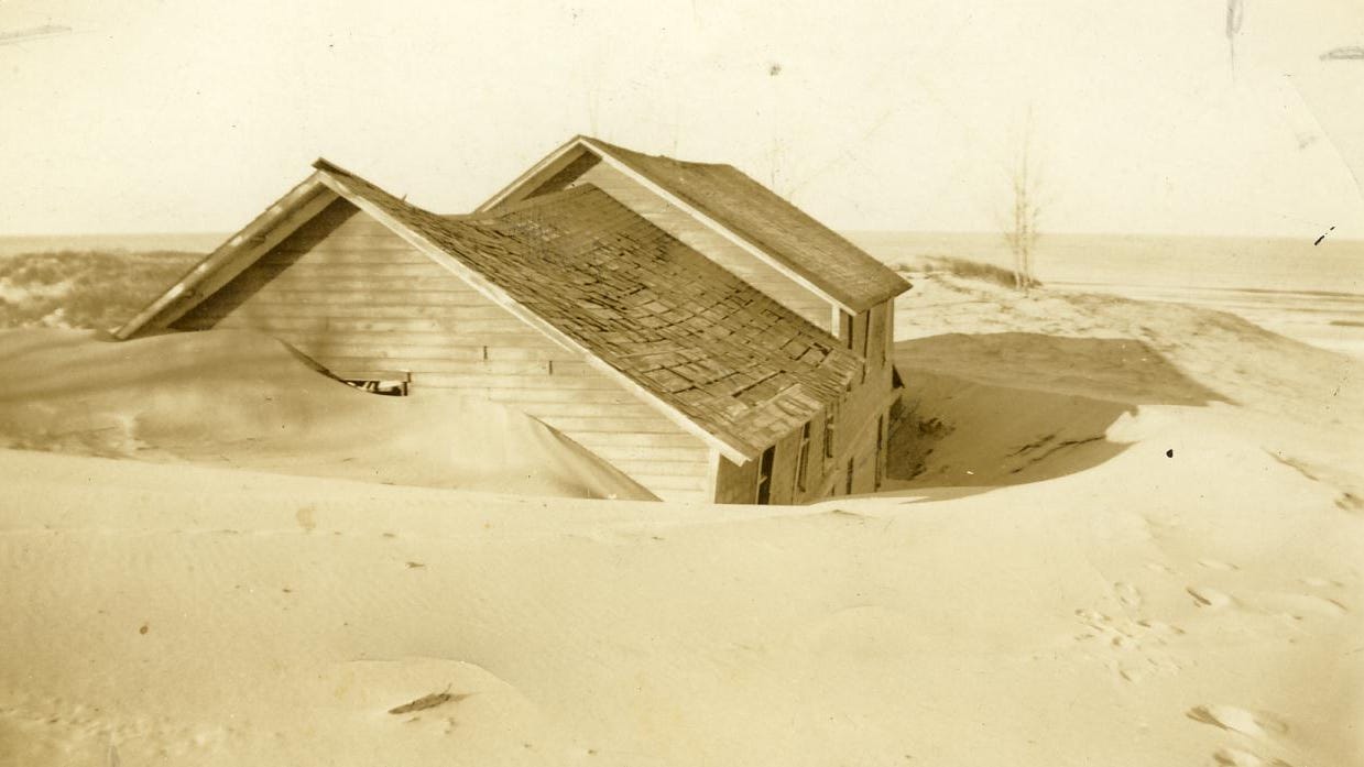 A beachside ghost town that vanished 150 years ago, buried in sand: The story of Singapore, Michigan
