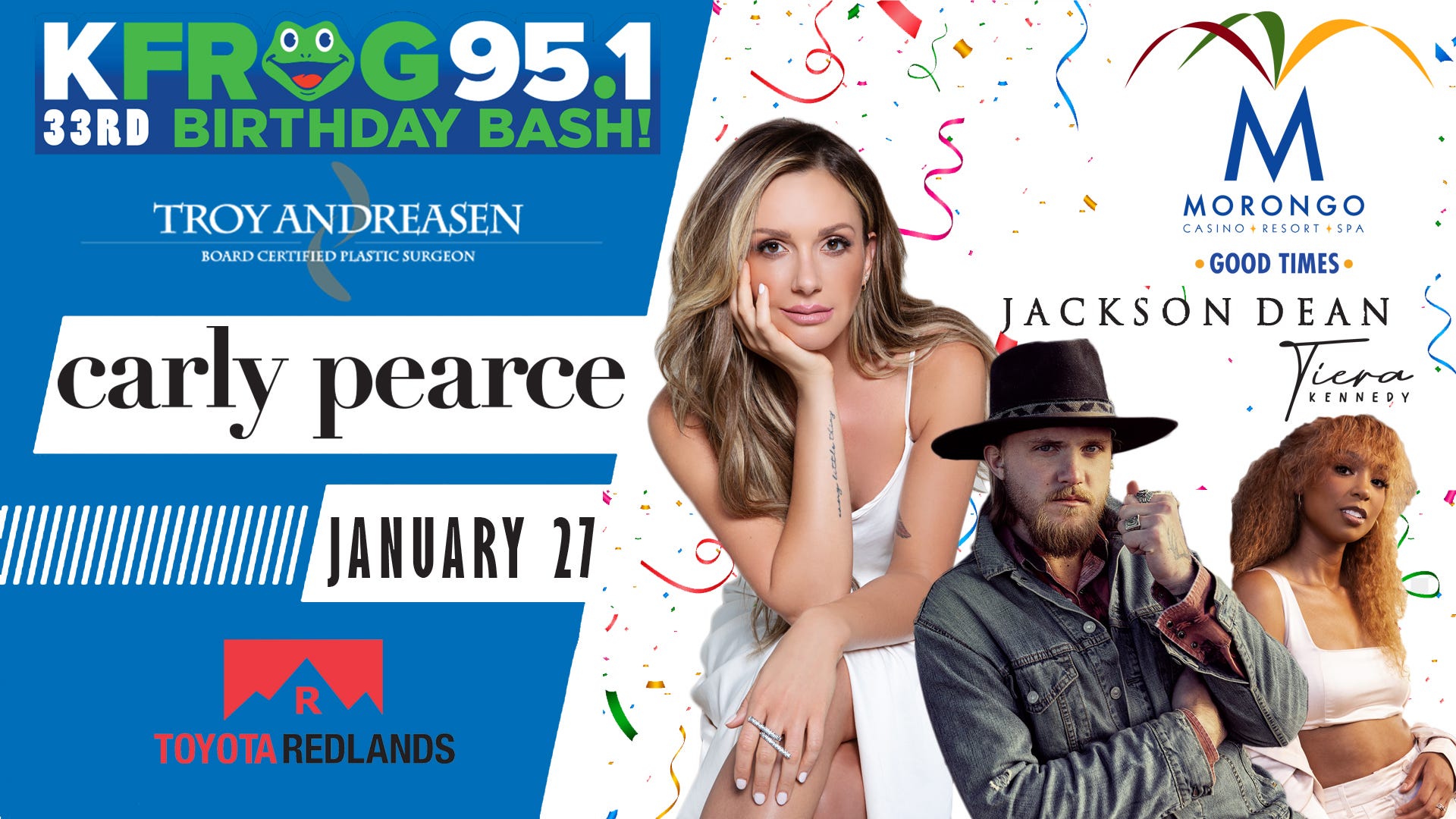 Enter for your chance to win K-FROG's Birthday Bash Tickets!