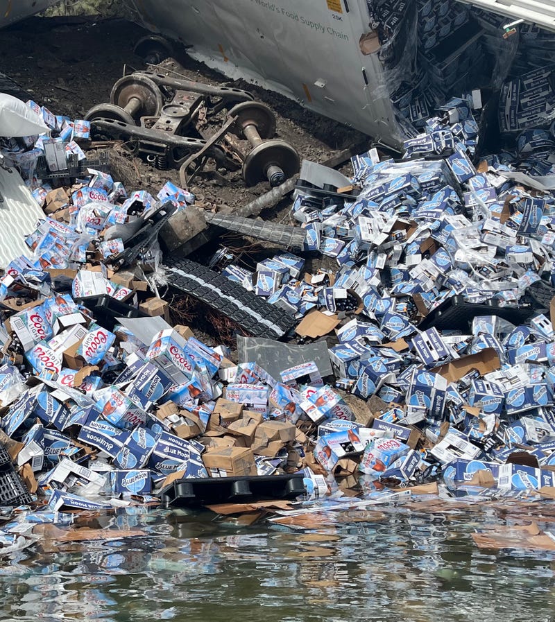 Beer in the river