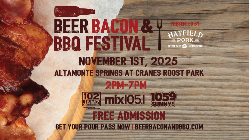 Beer, Bacon, BBQ Fest Flyer