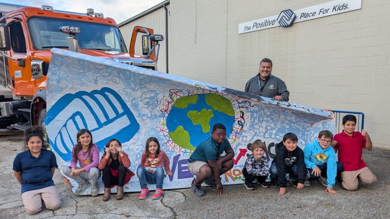 Bay City Boys and Girls Club with snowplow