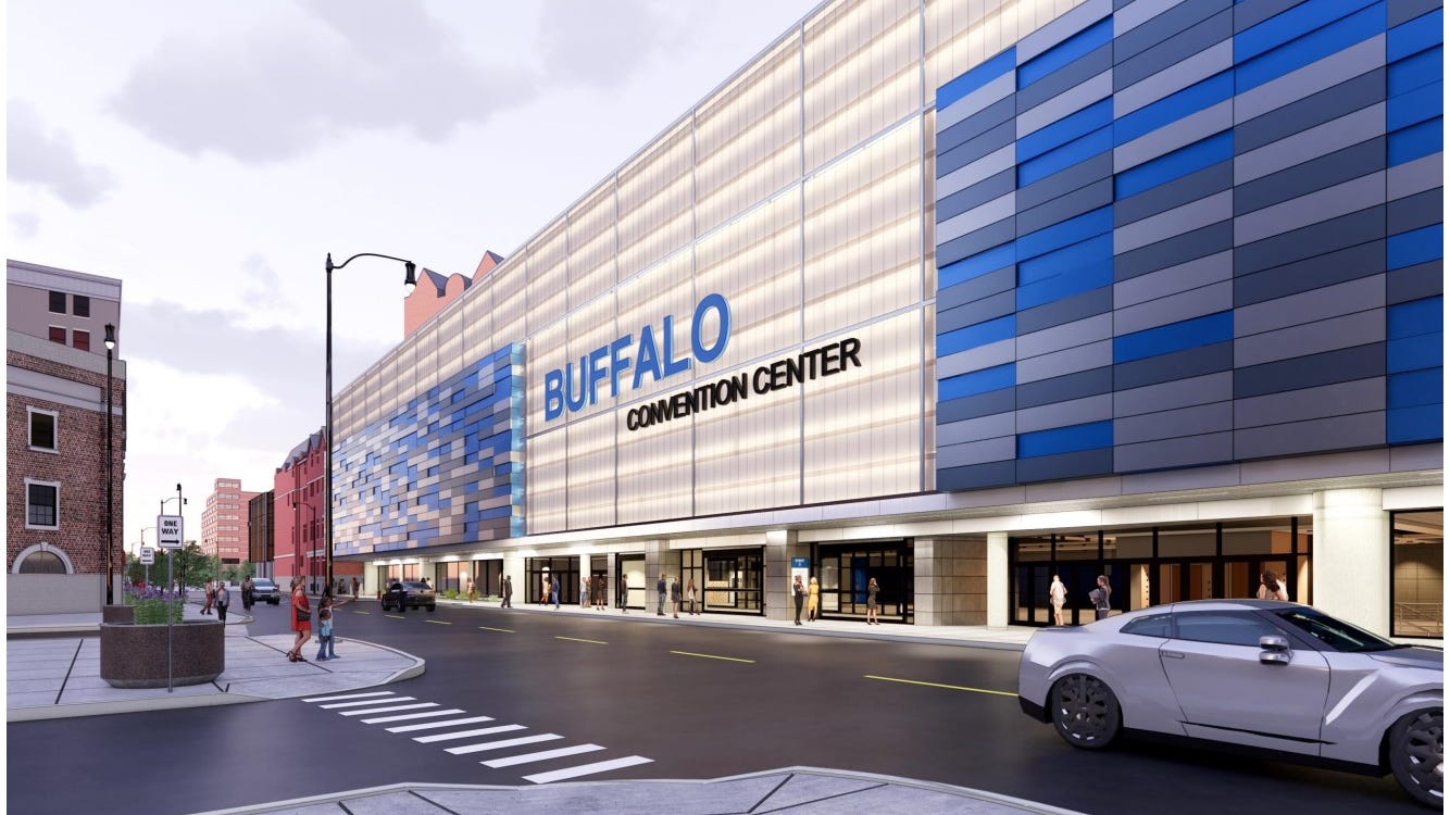 County unveils new facade design for convention center