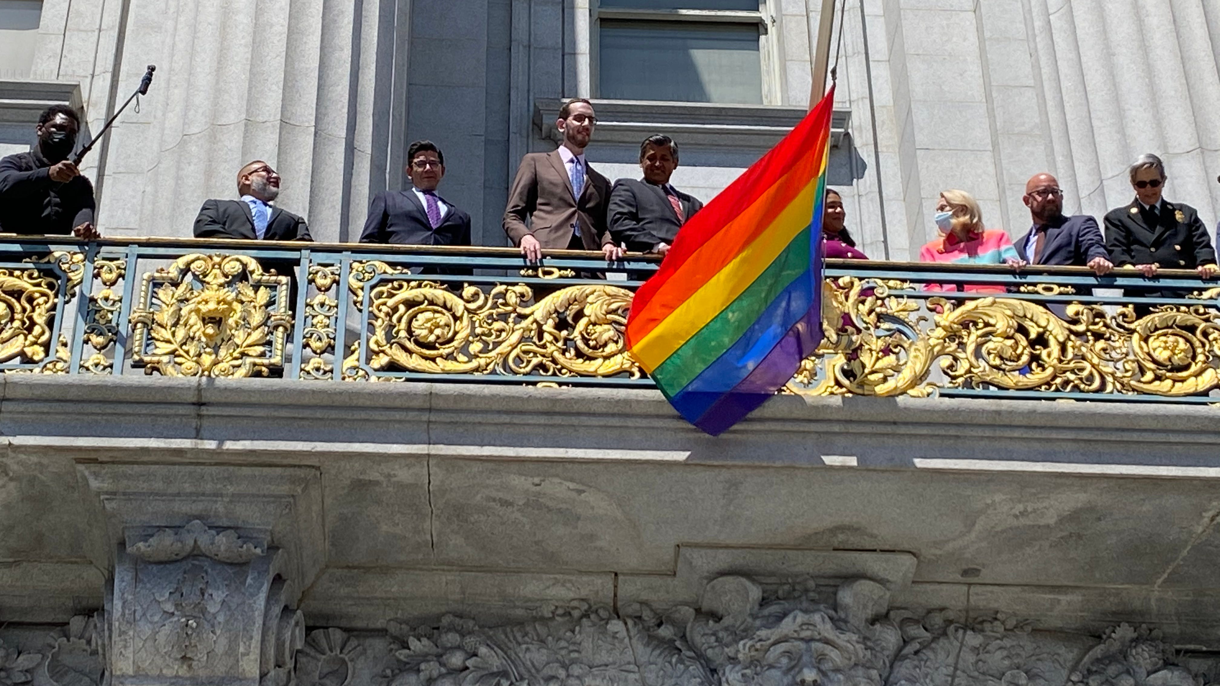 San Francisco kicks off Pride month with City Hall reopening