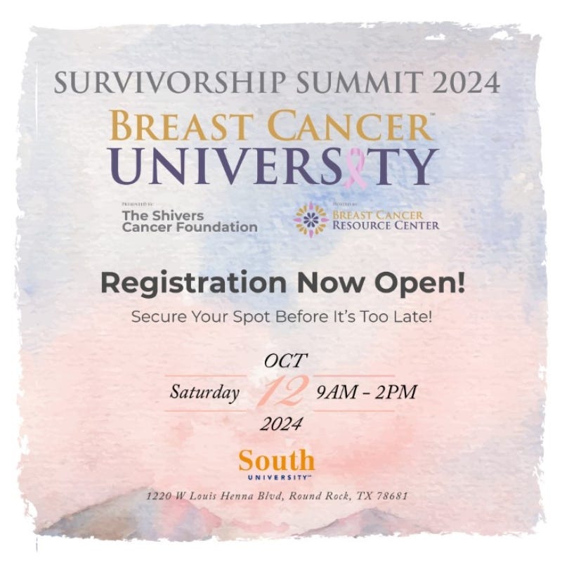 BCRC Breast Cancer University: Survivor Summit 2024
