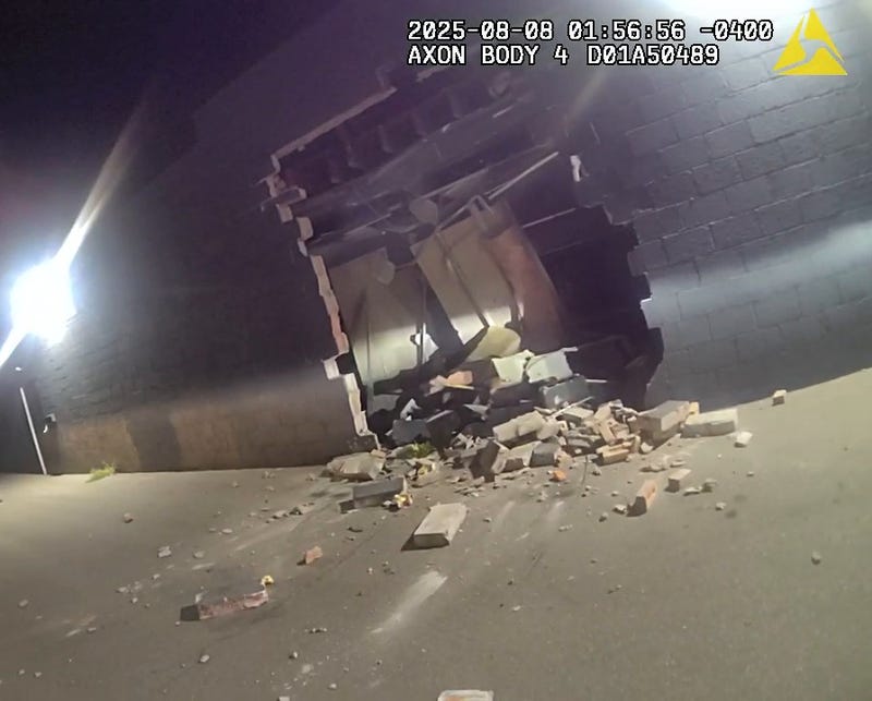Hole in wall of Hazel Park marijuana facility