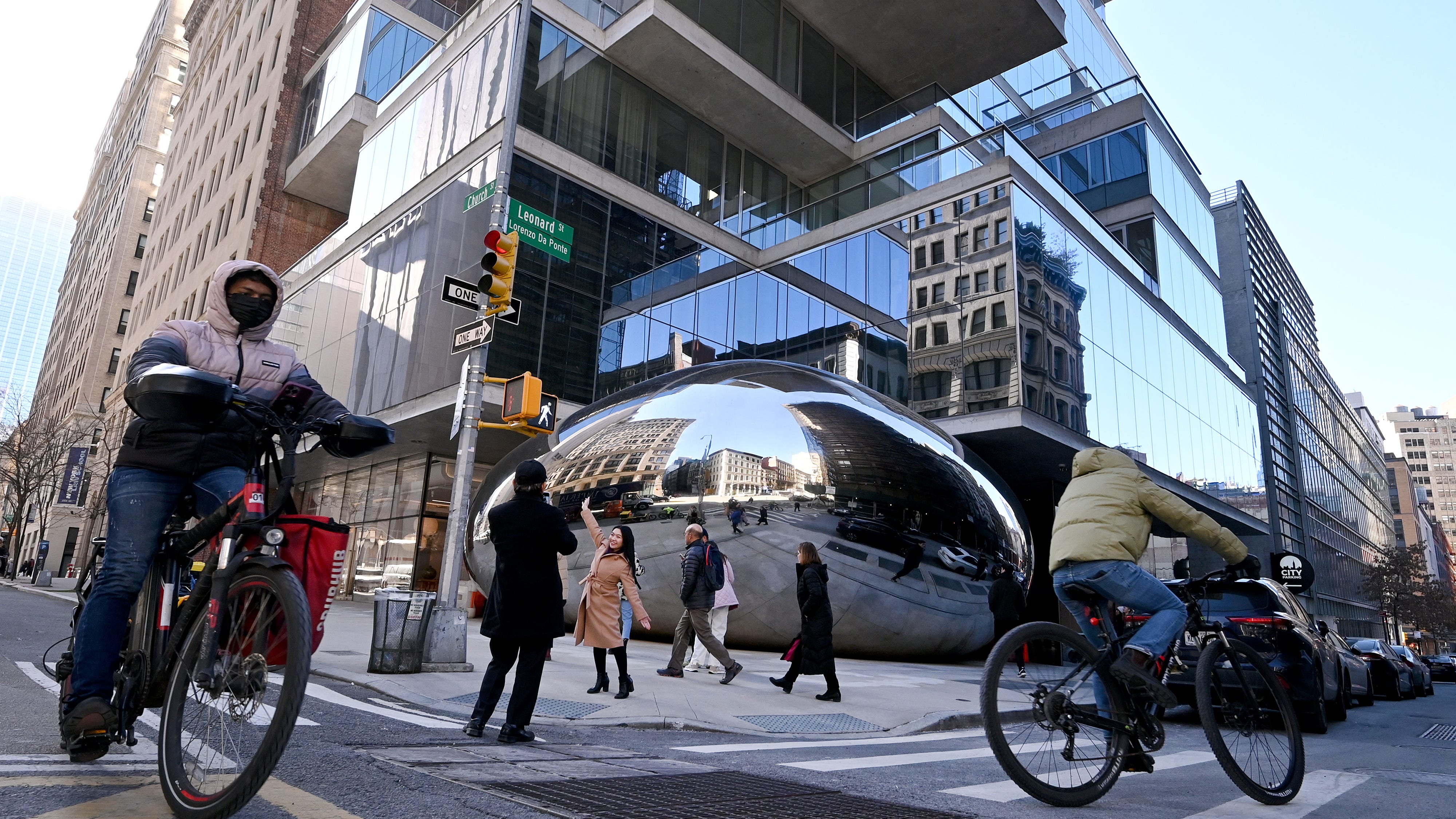 Junior-sized 'Bean' debuts in Big Apple