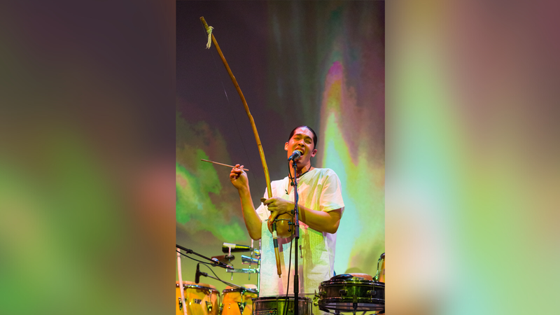 Alex Shaw performs as part of "The Mandinga Experiment in 2016.