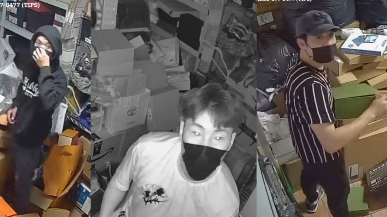 3 men sought in string of burglaries at Brooklyn businesses: NYPD