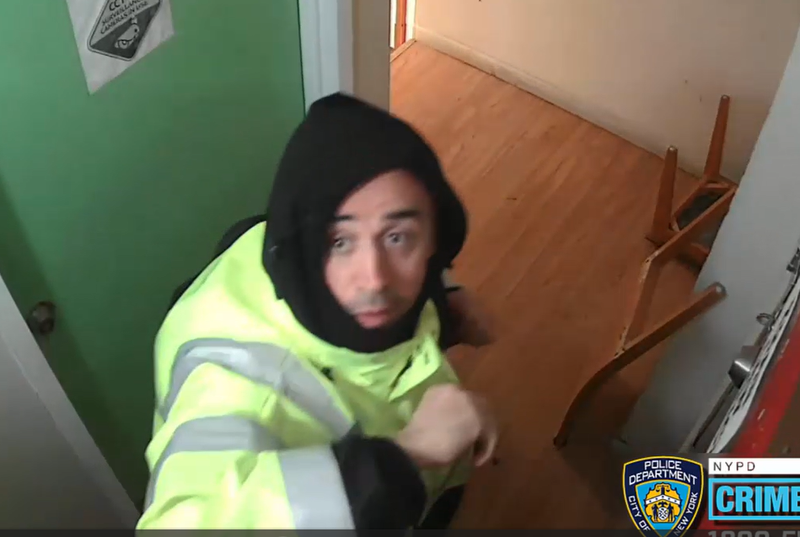 A man wanted in connection to a series of burglaries in Brooklyn last month.