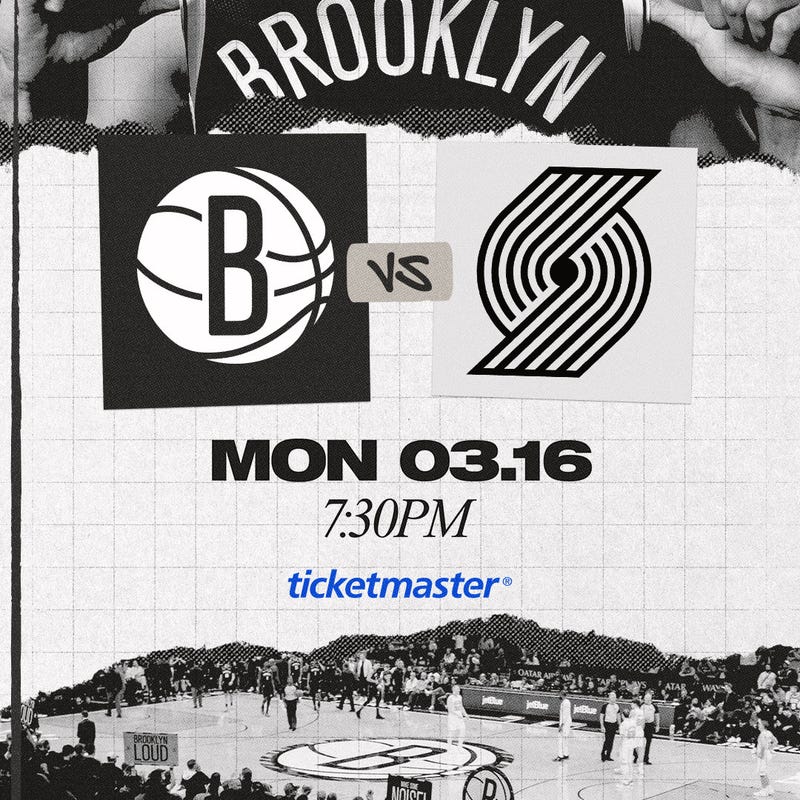 Listen for a Chance to Win Tickets to See The Brooklyn Nets vs. Portland