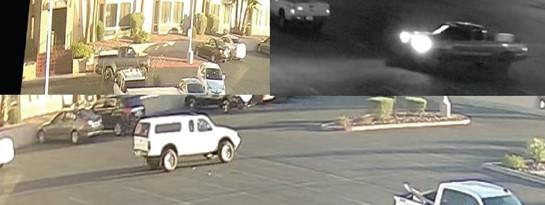 Snapshot of vehicles wanted in shooting of wild burros