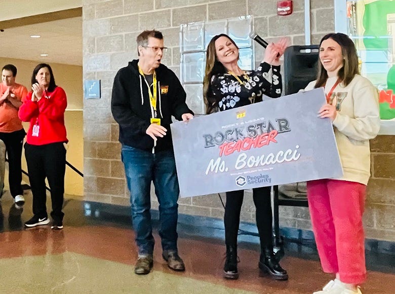 Rockstar Teacher Ms. Bonacci 