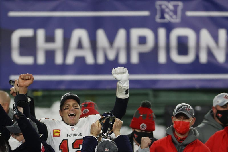 Tom Brady after winning his 10th conference championship game, 1/24/21
