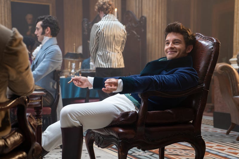 Jonathan Bailey as Anthony Bridgerton in the first season of the Netflix series 'Bridgerton'