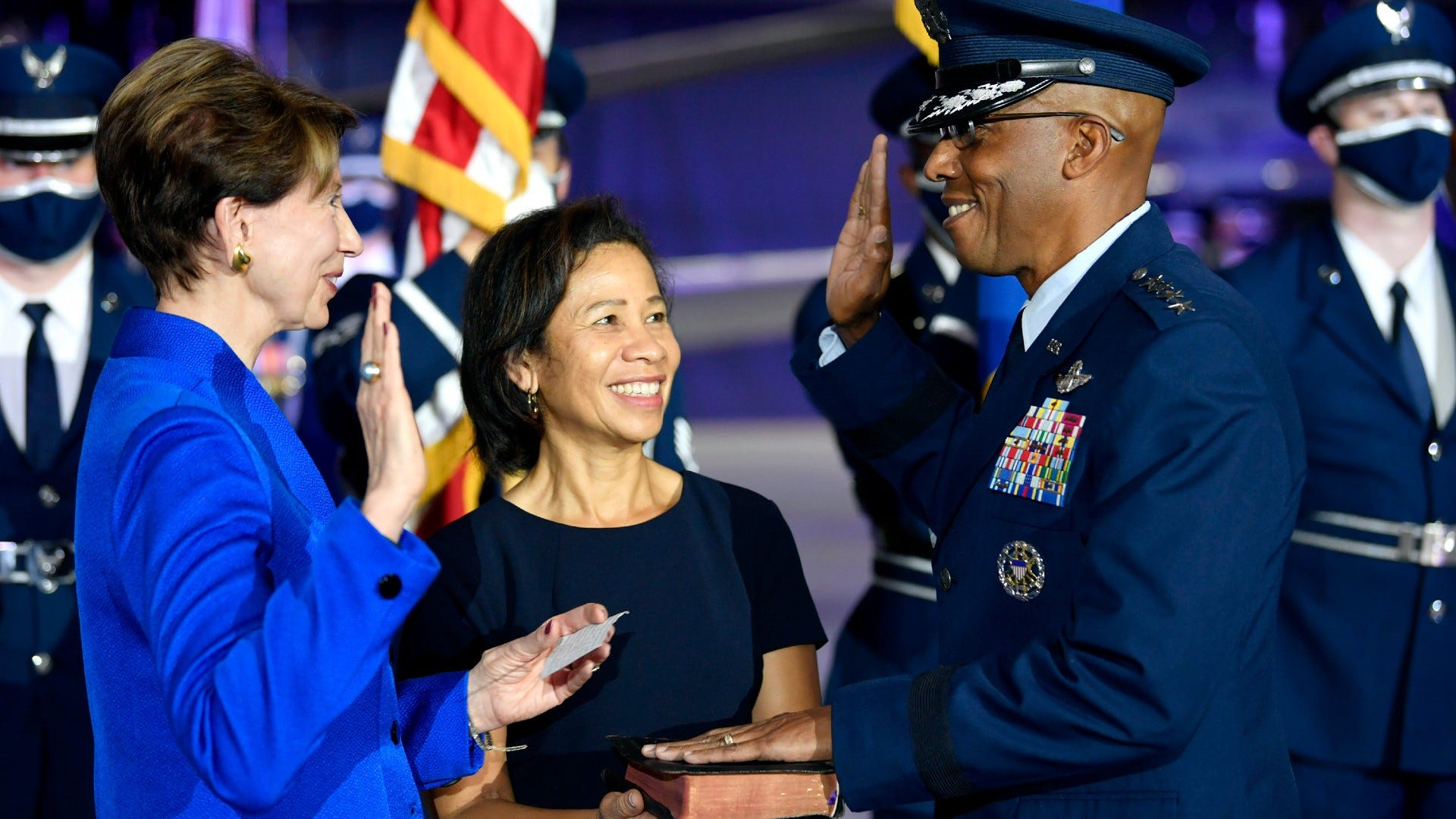 Air Force fighter pilot tapped to be next Joint Chiefs chairman has history of firsts