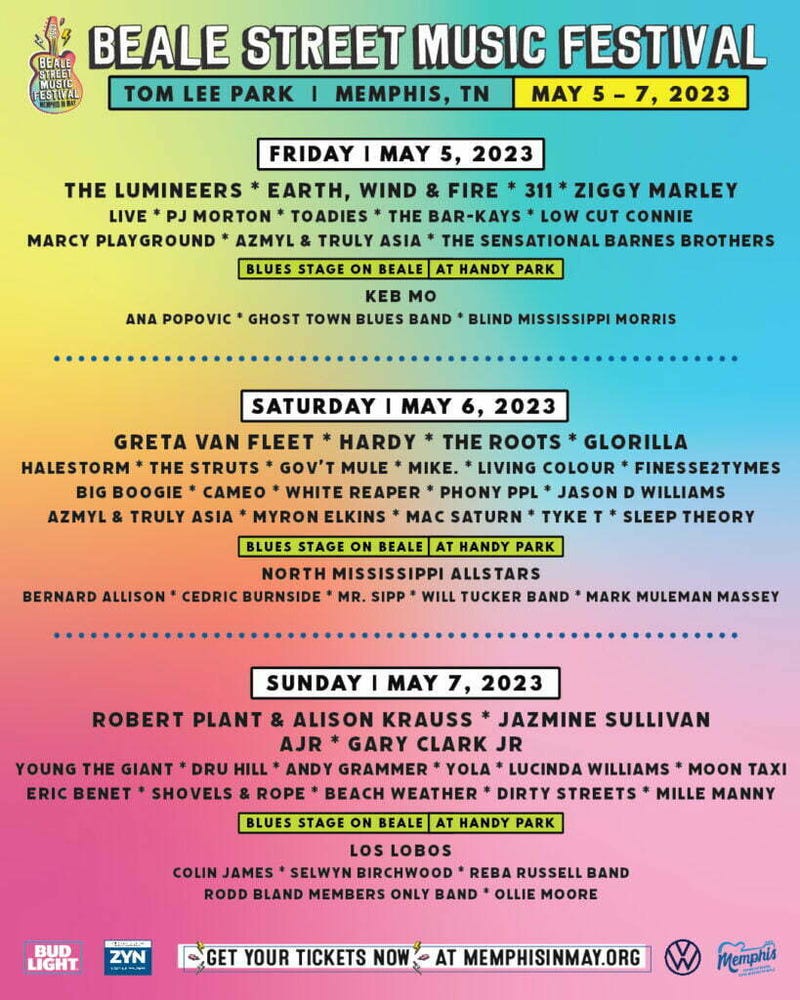 2023 Beale Street Music Festival
