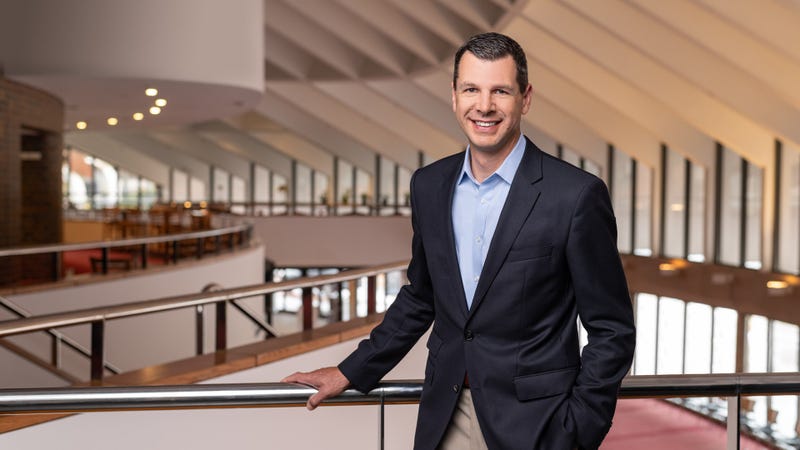 Baltimore Symphony Orchestra President & CEO Mark Hanson pictured at the Meyerhoff Symphony Hall in Baltimore