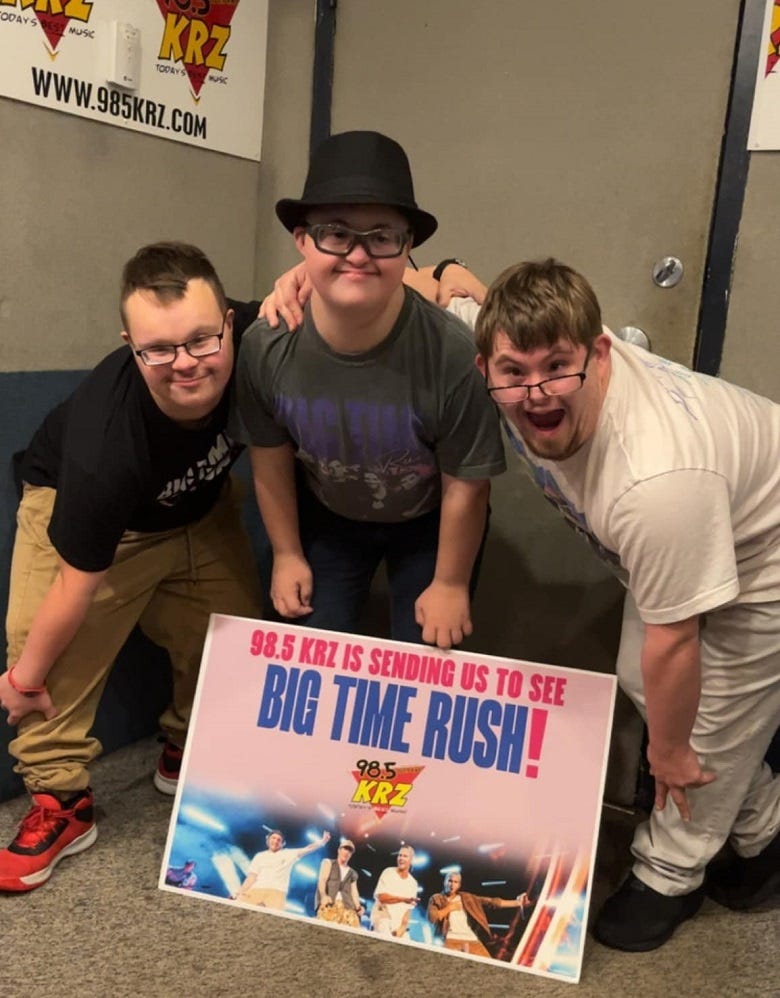 Big Time Rush fans Austin, Kaden & Jim