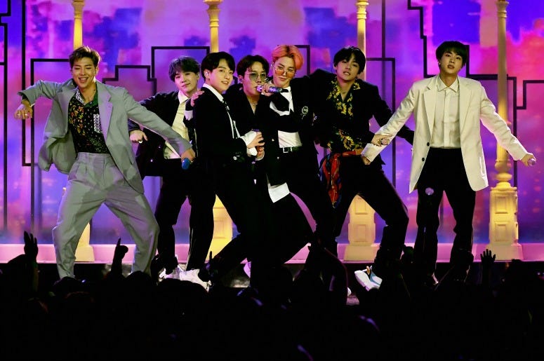 That Time BTS Met Ariana Grande, Khalid, and John Legend