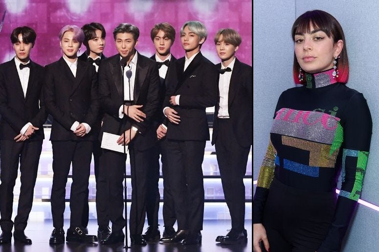 BTS and Charli XCX