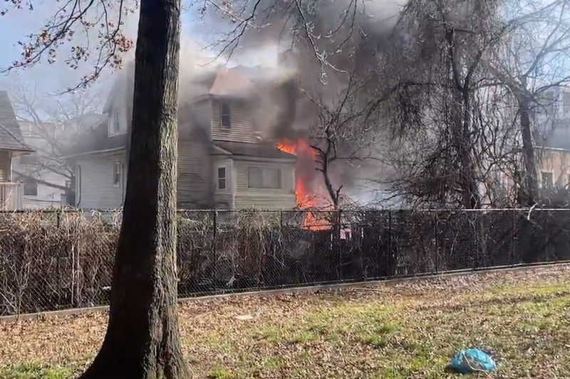 A fire at a Bronx home on Friday afternoon left one person dead and a firefighter injured.