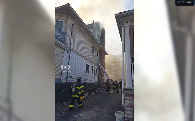 A fire at a Bronx home on Friday afternoon left one person dead and a firefighter injured.