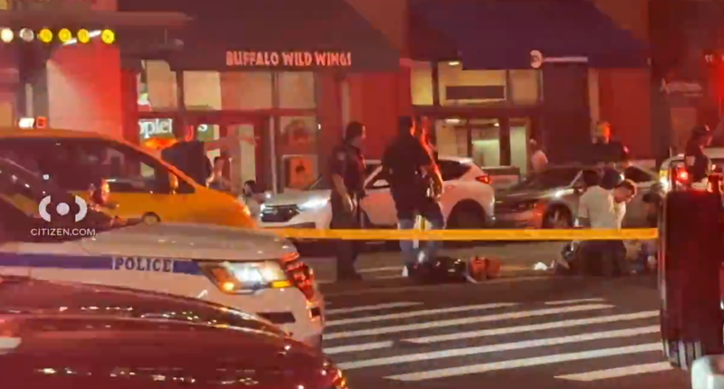 A 60-year-old woman is in critical condition after being struck by an 81-year-old man driving a yellow cab in Brooklyn on Friday night.