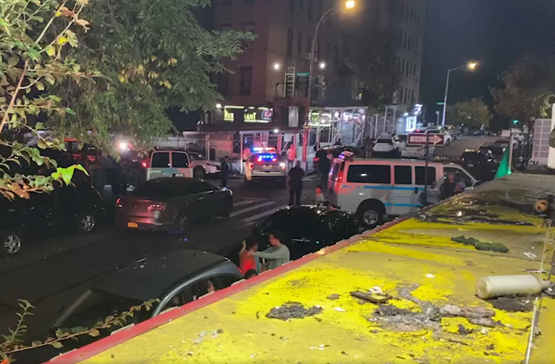 Police investigate after a shooting in the Bronx on Saturday night killed a 31-year-old man and injured a 49-year-old.