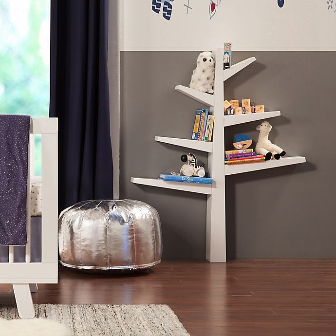 Babyletto Spruce Tree Bookcase in White