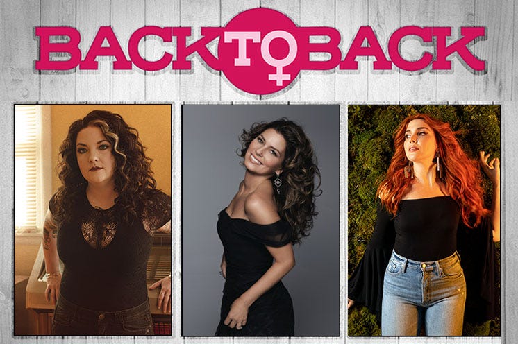 Ashley McBryde, Shania Twain, and Caylee Hammack