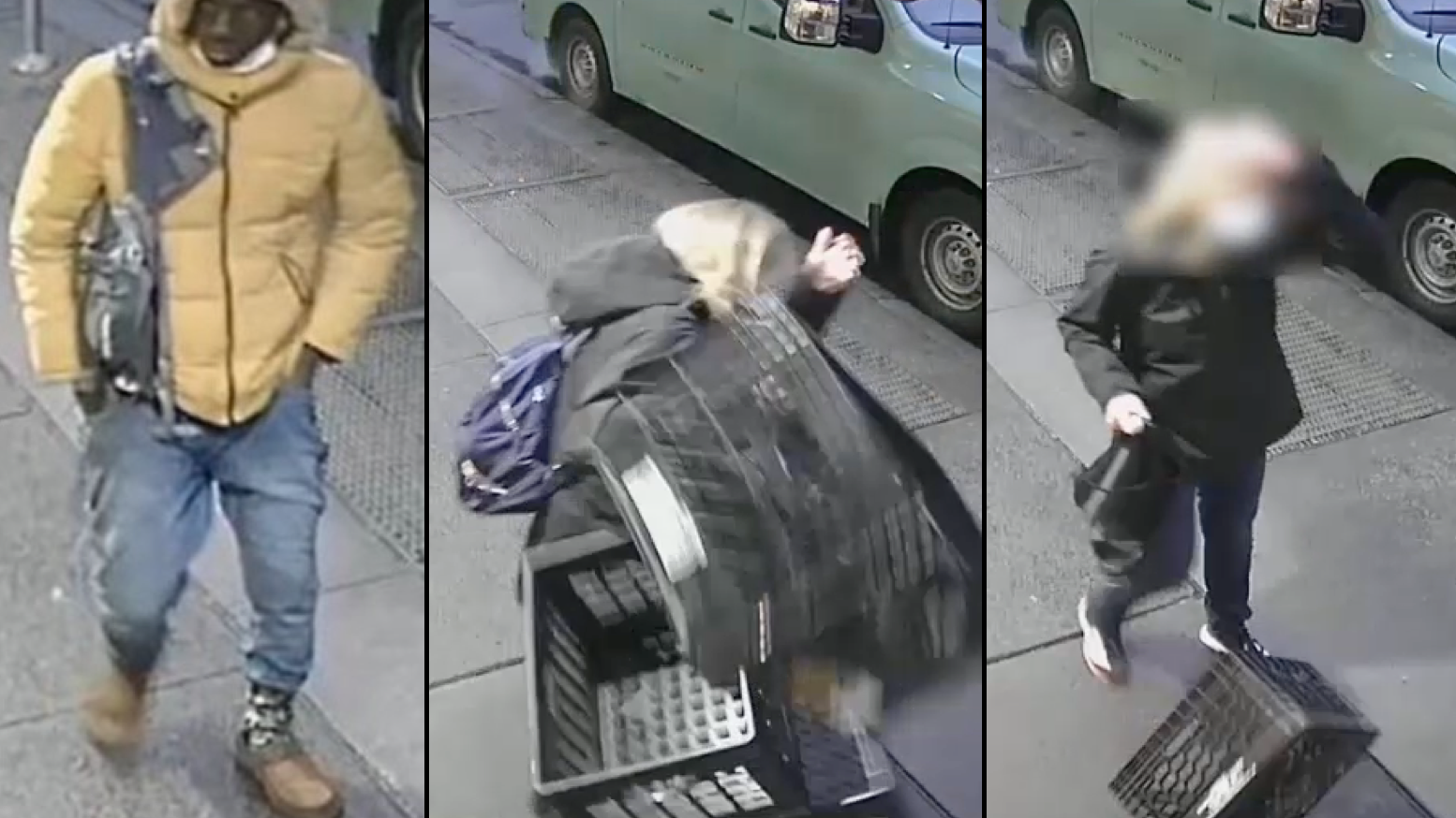 VIDEO: Man throws milk crates at woman in random attack on UES