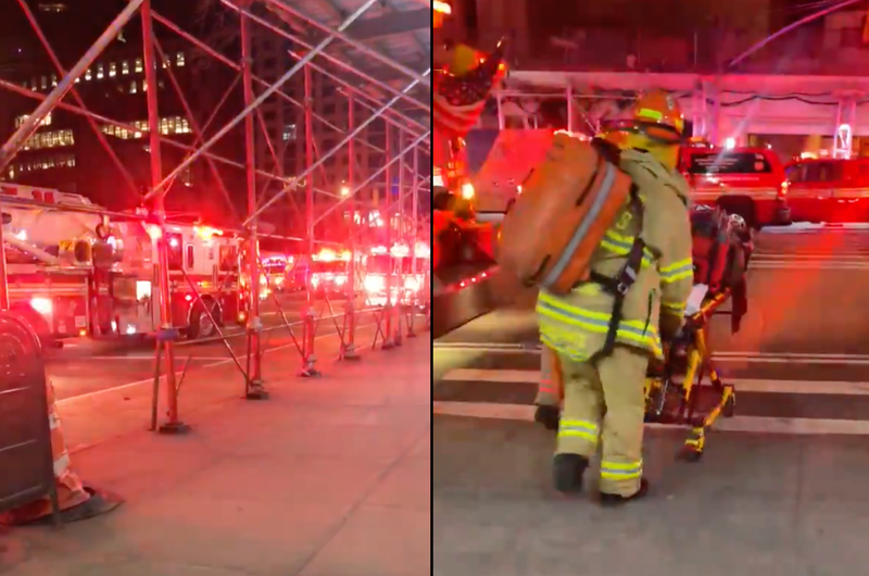 A man was killed in a fire at 80 Amsterdam Ave. on Tuesday morning