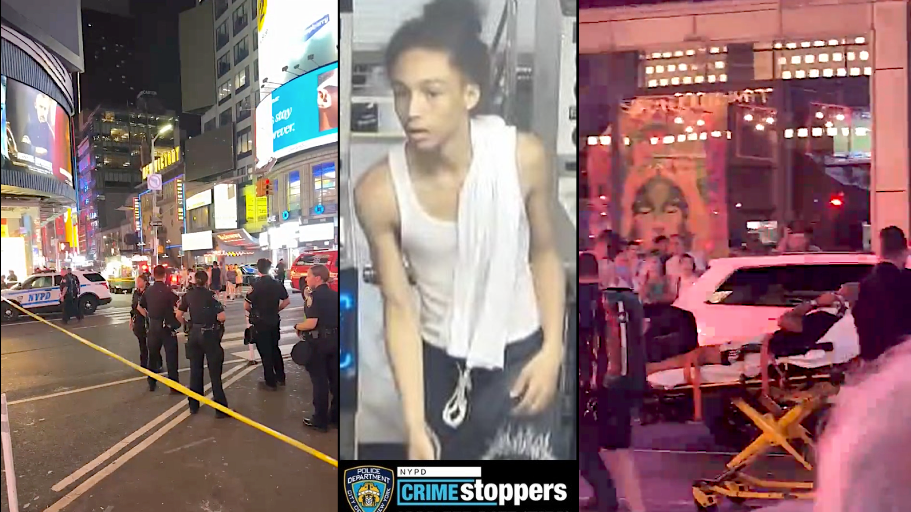 Teen sought in Times Square triple shooting