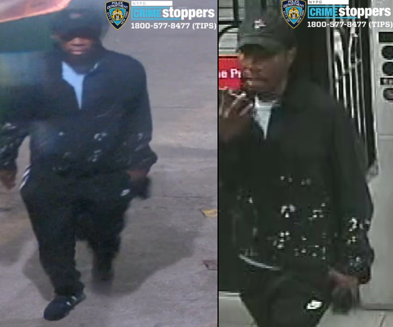 Video shows the suspect on a sidewalk and at the 125th Street station at Lexington Avenue