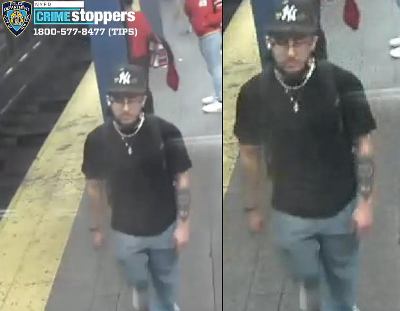 The suspect fled at the 125th Street station in East Harlem after stabbing a man in the gut on a northbound-bound 5 train on June 21, police said